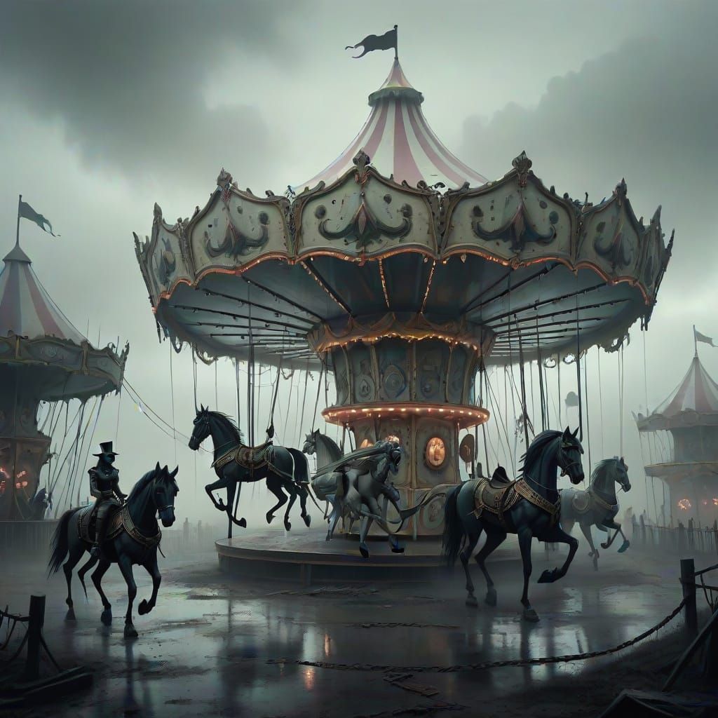 Frightening Abandoned Carnival Base For Evil Elves