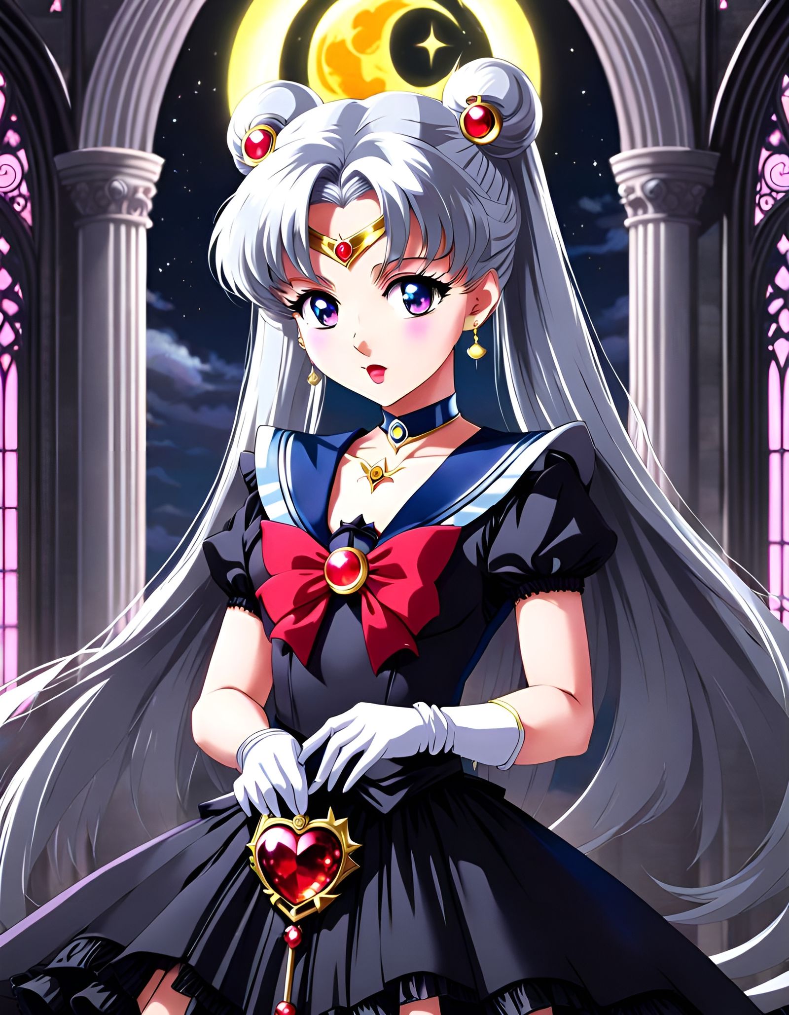 Gothic Princess Sailor Moon Anime Art
