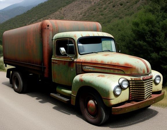 Classic Vintage Truck: Automotive Beauty