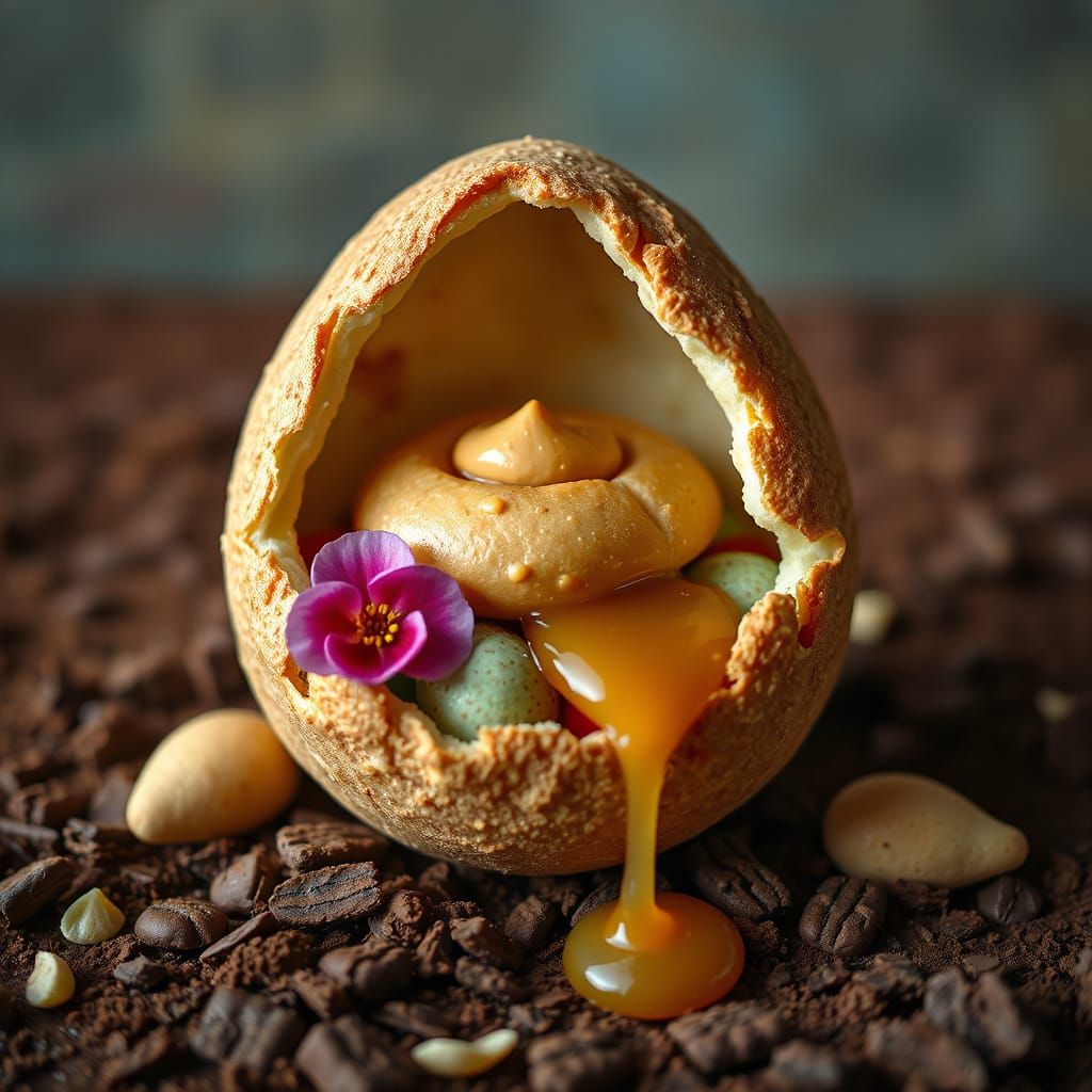 easter salty nutty honey peanut butter cocoa potato knish