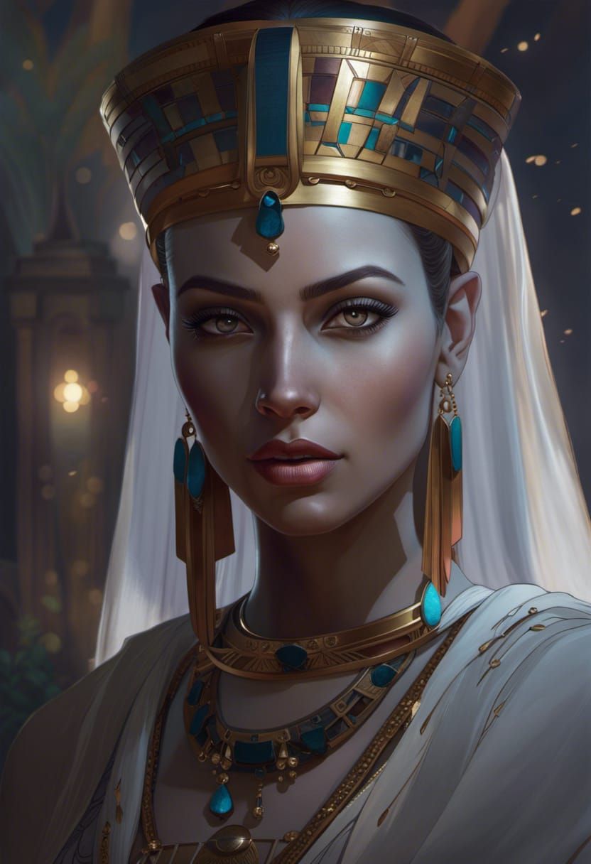 Ancient Egyptian Noblewoman Portrait in 8k Resolution