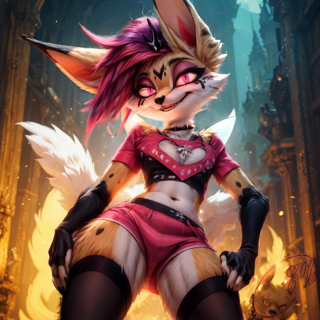 Anime Portrait of Beelzebub from Helluva Boss