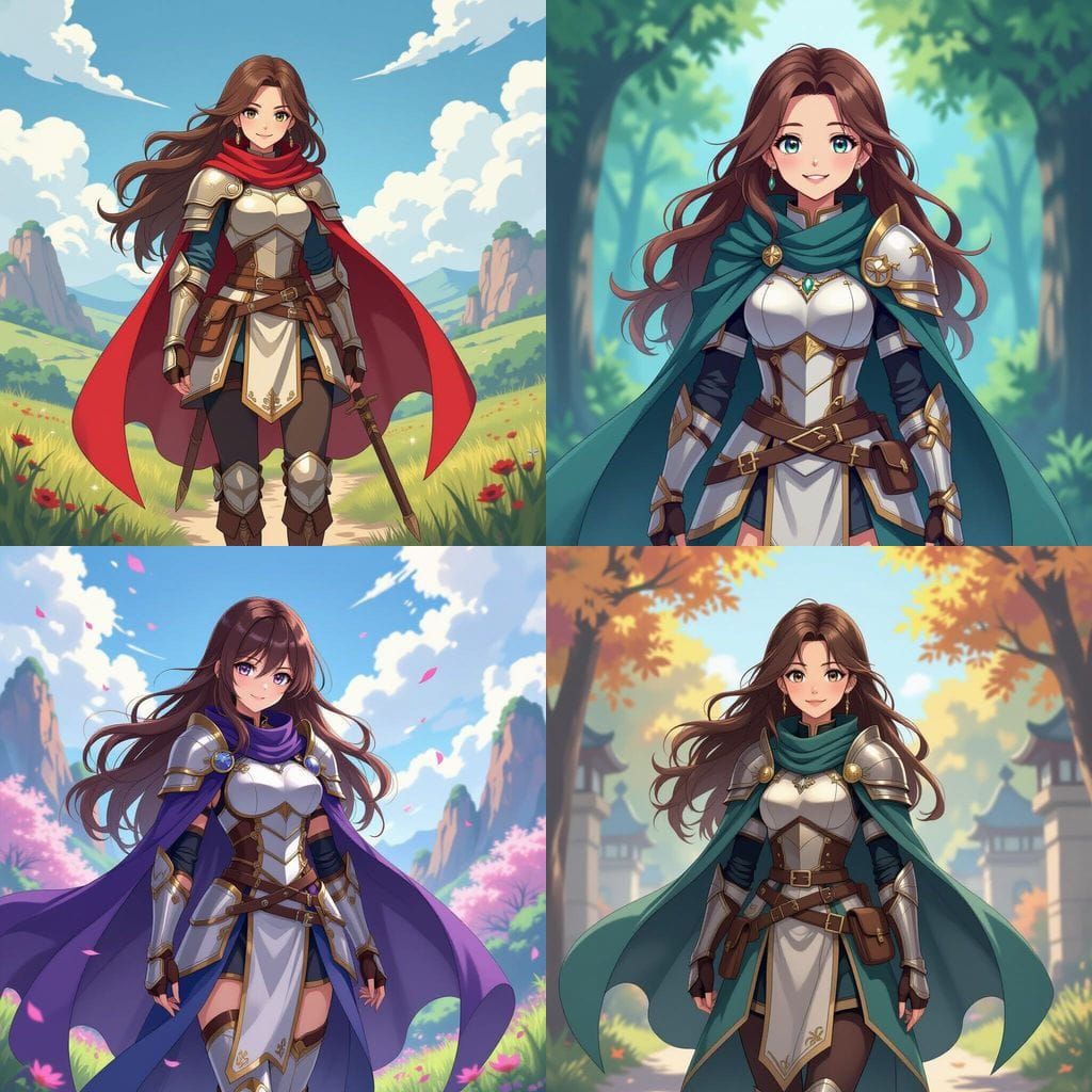 Shounen Anime Heroine in Fantasy Setting