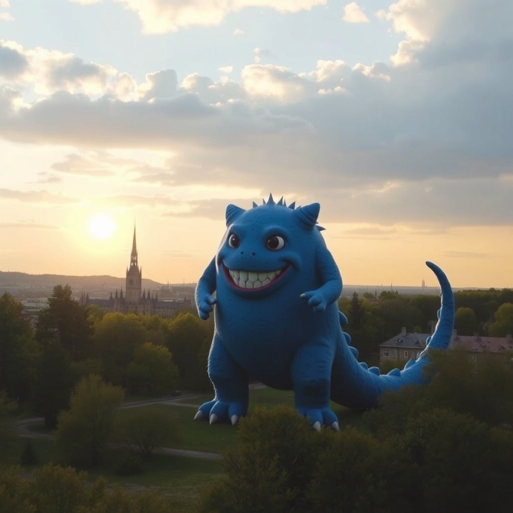 The blue monster in Germany