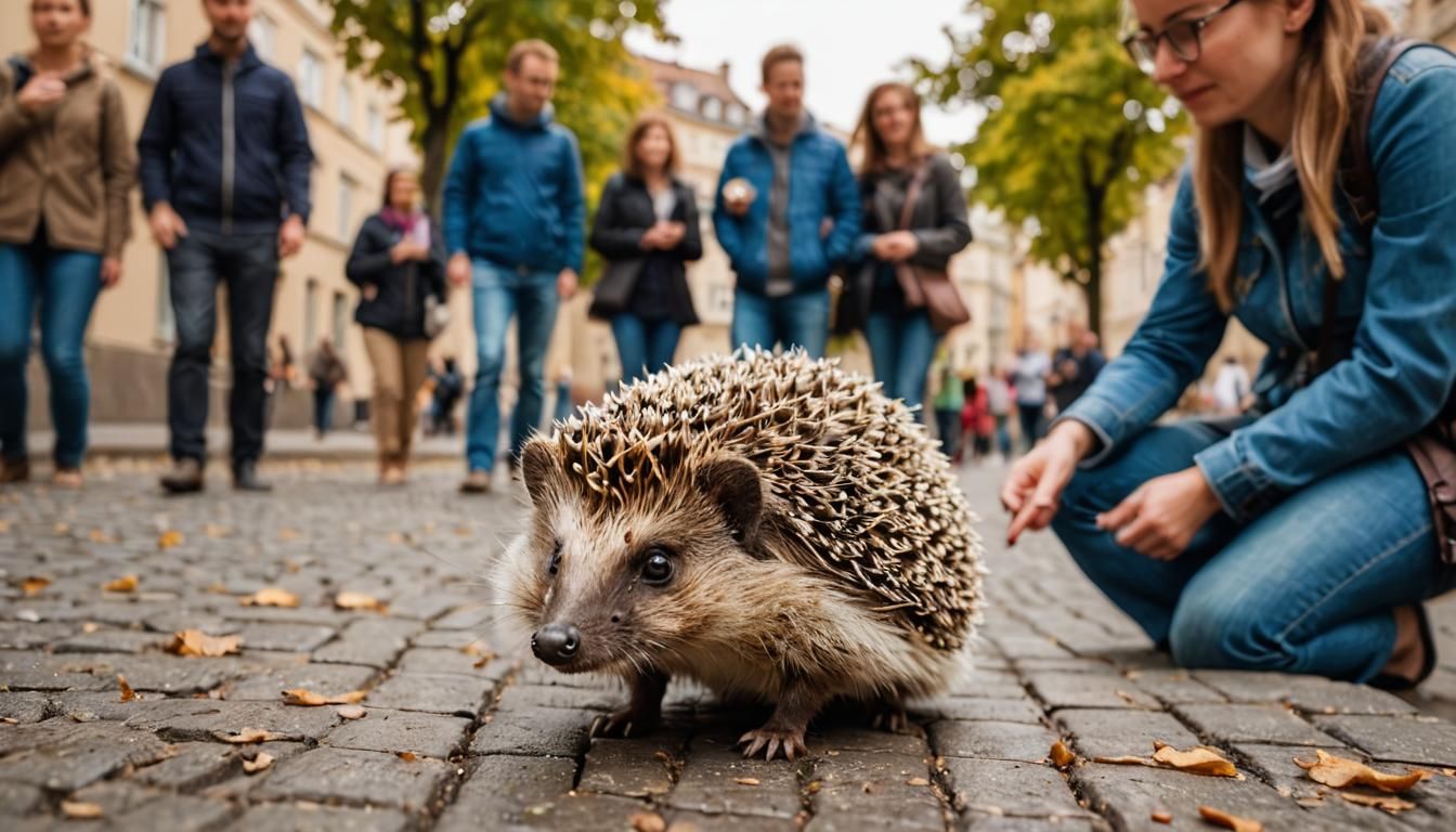 Hedgehog Tour Guide in Warsaw: Professional Photography