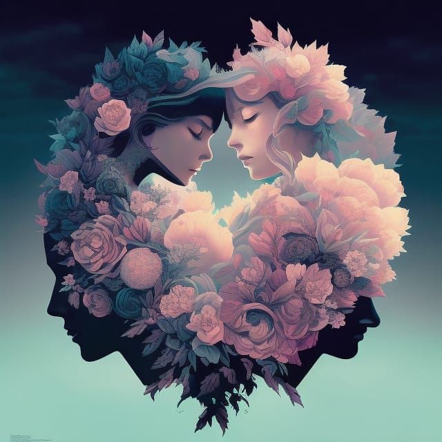 Silhouettes in Sleepy City Dreams: Surreal Collage Art