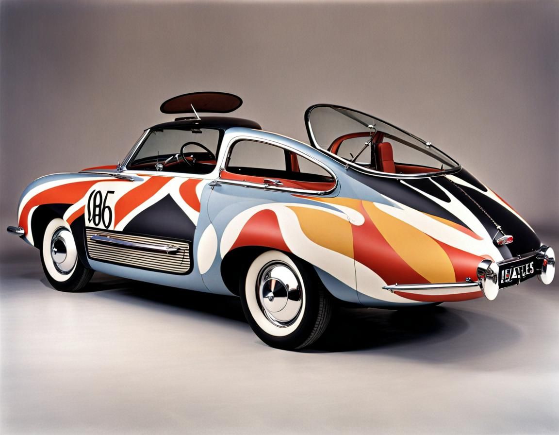 Psychedelic Car Design Inspired by The Beatles