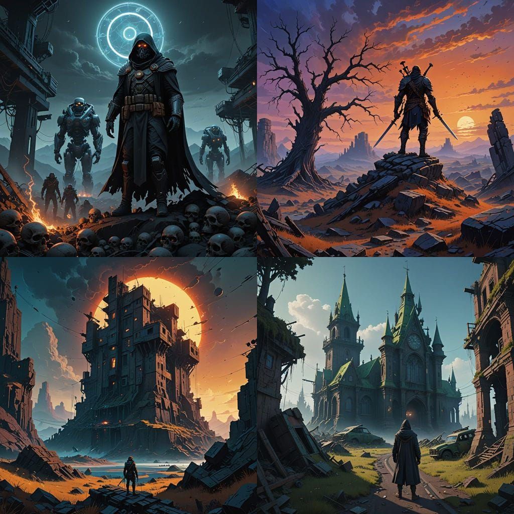 Fantastical World of Wonder in Detailed Matte Painting