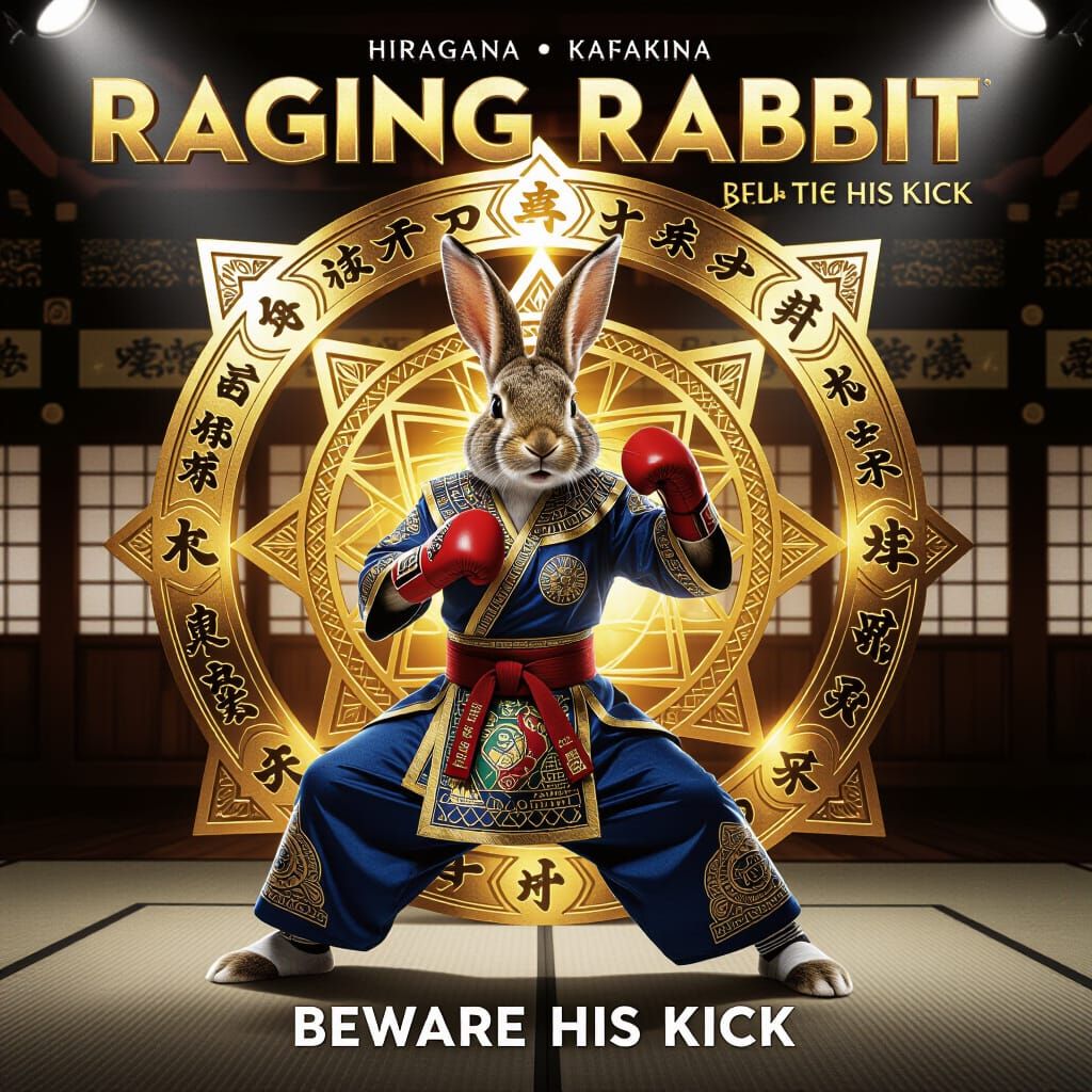Raging Rabbit Kickboxer Movie Poster