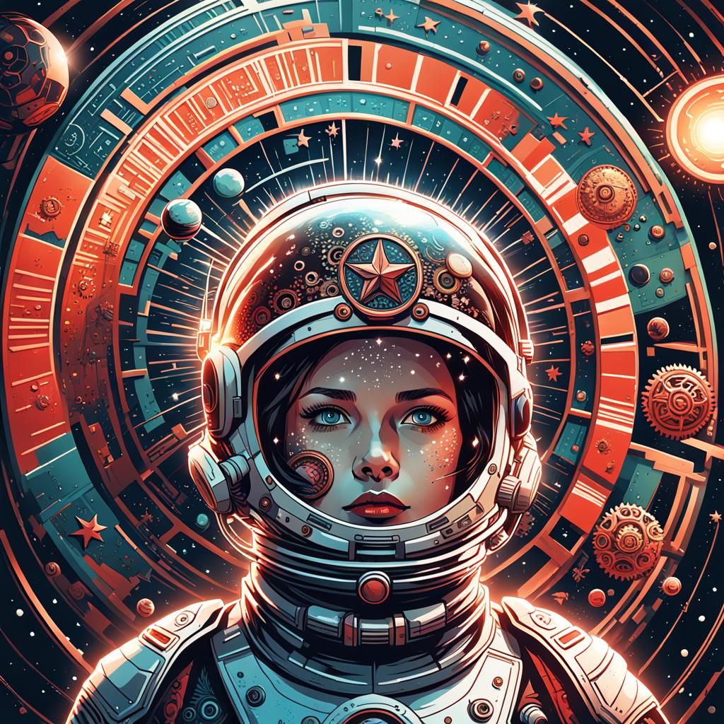 Female cosmonaut