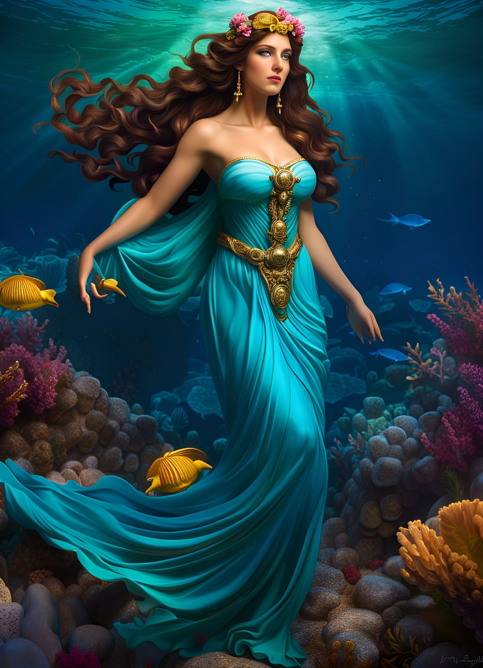 Amphitrite: Beautiful Greek Goddess of the Sea