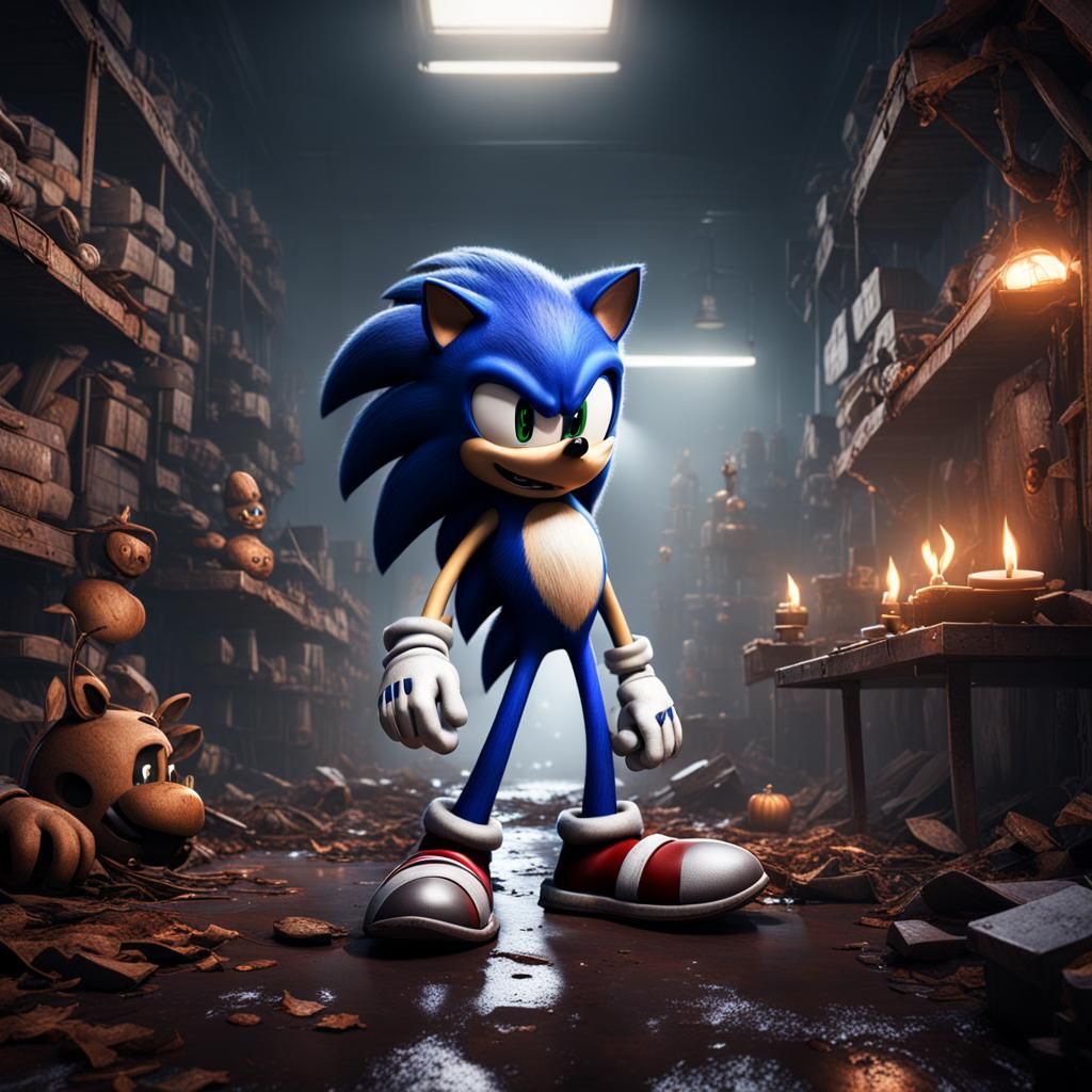 Sonic and FNAF Team Up in Horror Game Concept Art