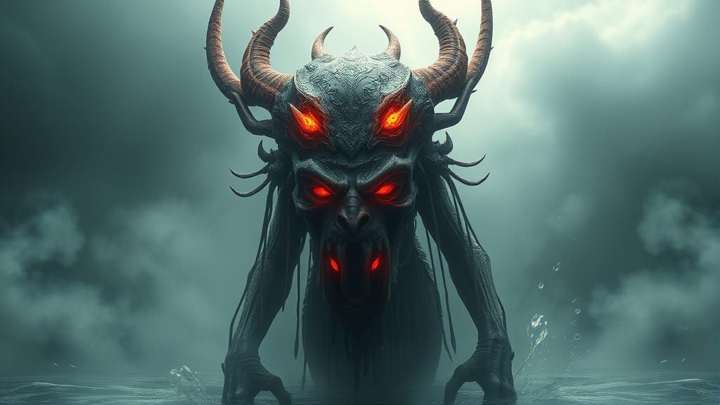 Spectral Thai Horror Figure Revealed in Realistic Art