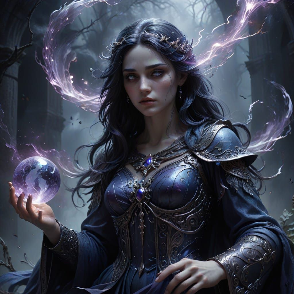 Fallen Saint Dissolves Into Ethereal Indigo Mist