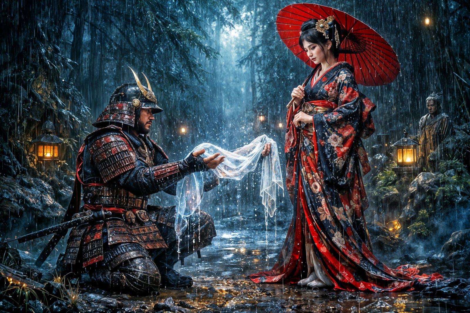 A Secret Meeting - My life and my death, into your hands I bequeath.