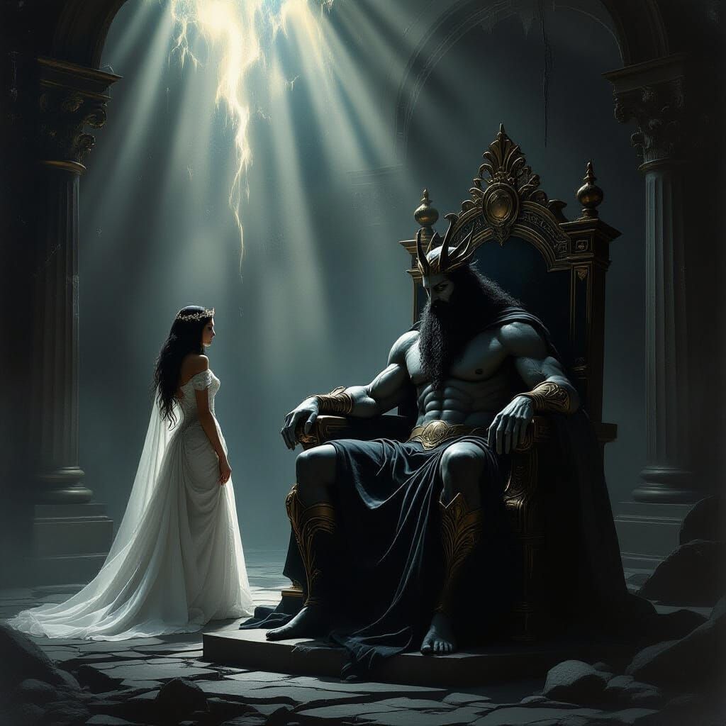Hades and Persephone in the Underworld