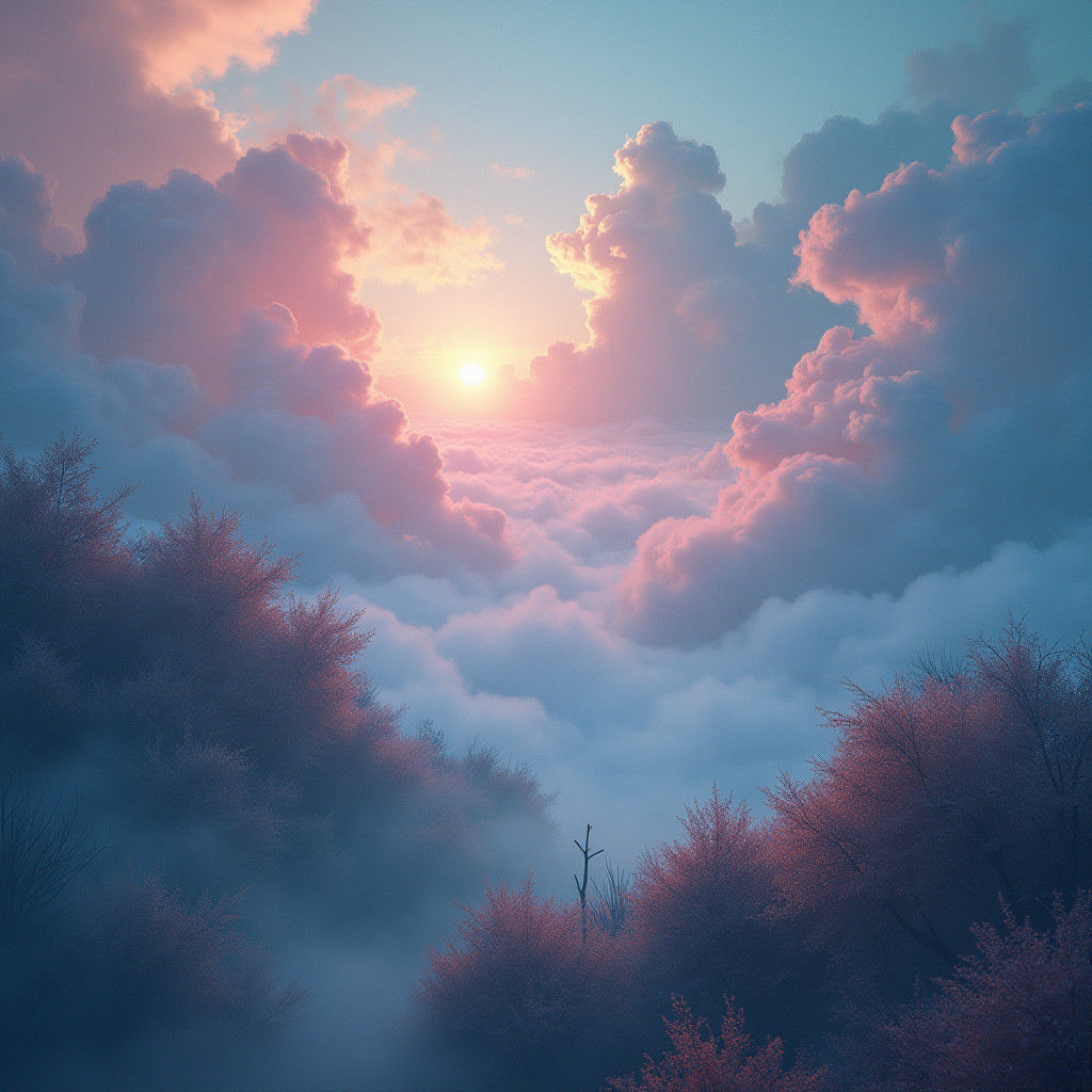 Ethereal Dreamscape in Surrealist Style