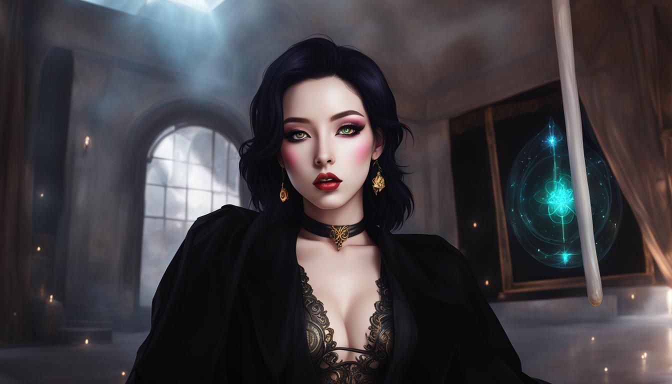 Alchemical Psychic Femboi: Attractive Digital Art