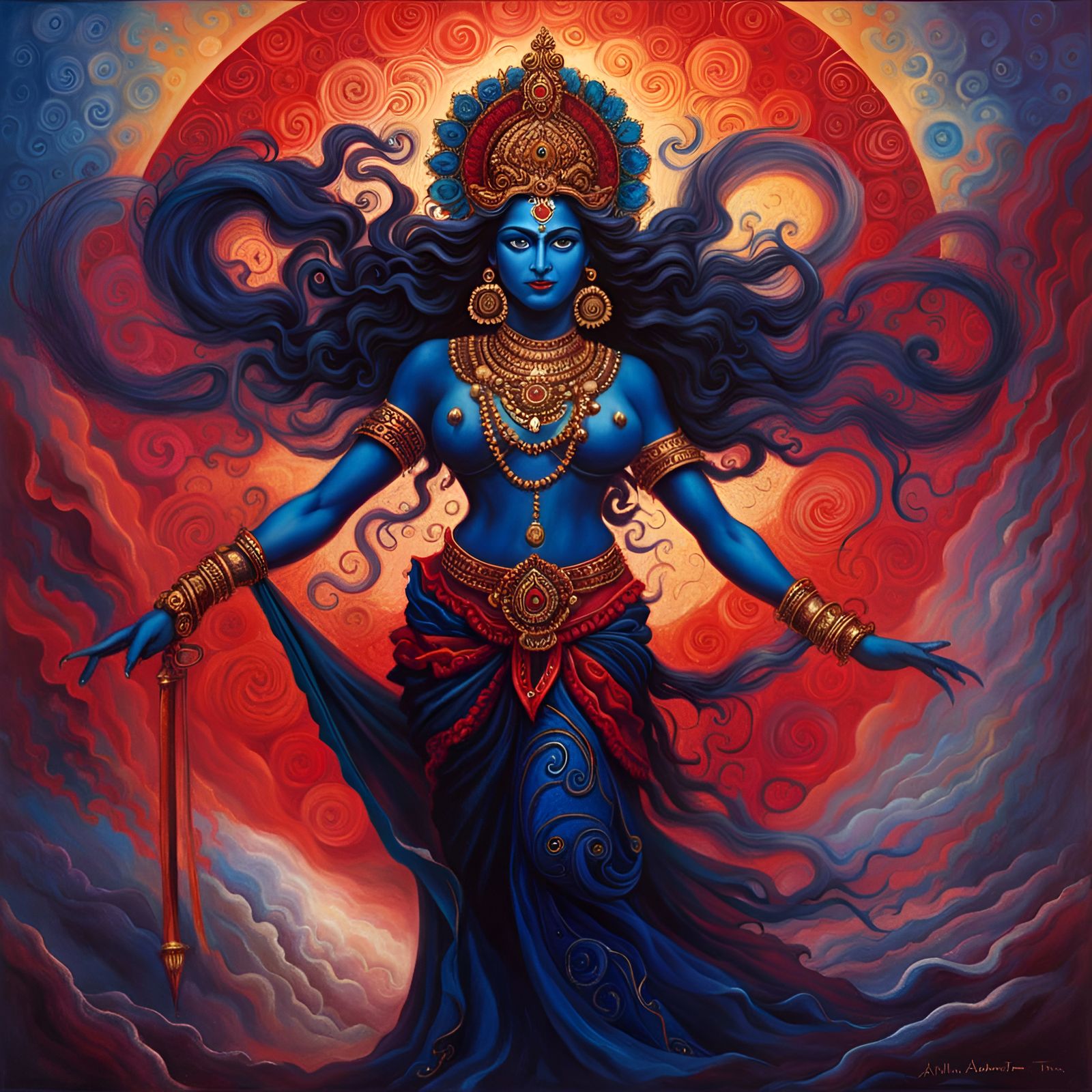 "Kali: Cosmic Duality"