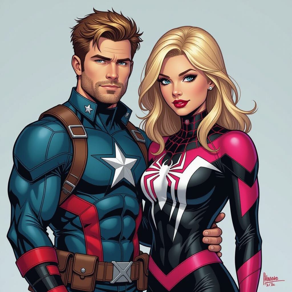 Gwen Stacy and Bucky Barnes: Superhero Couple