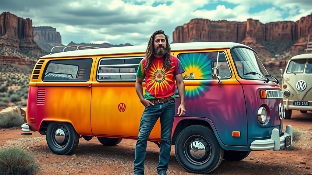 Ryan Bough and his Rainbow Bus 🌈