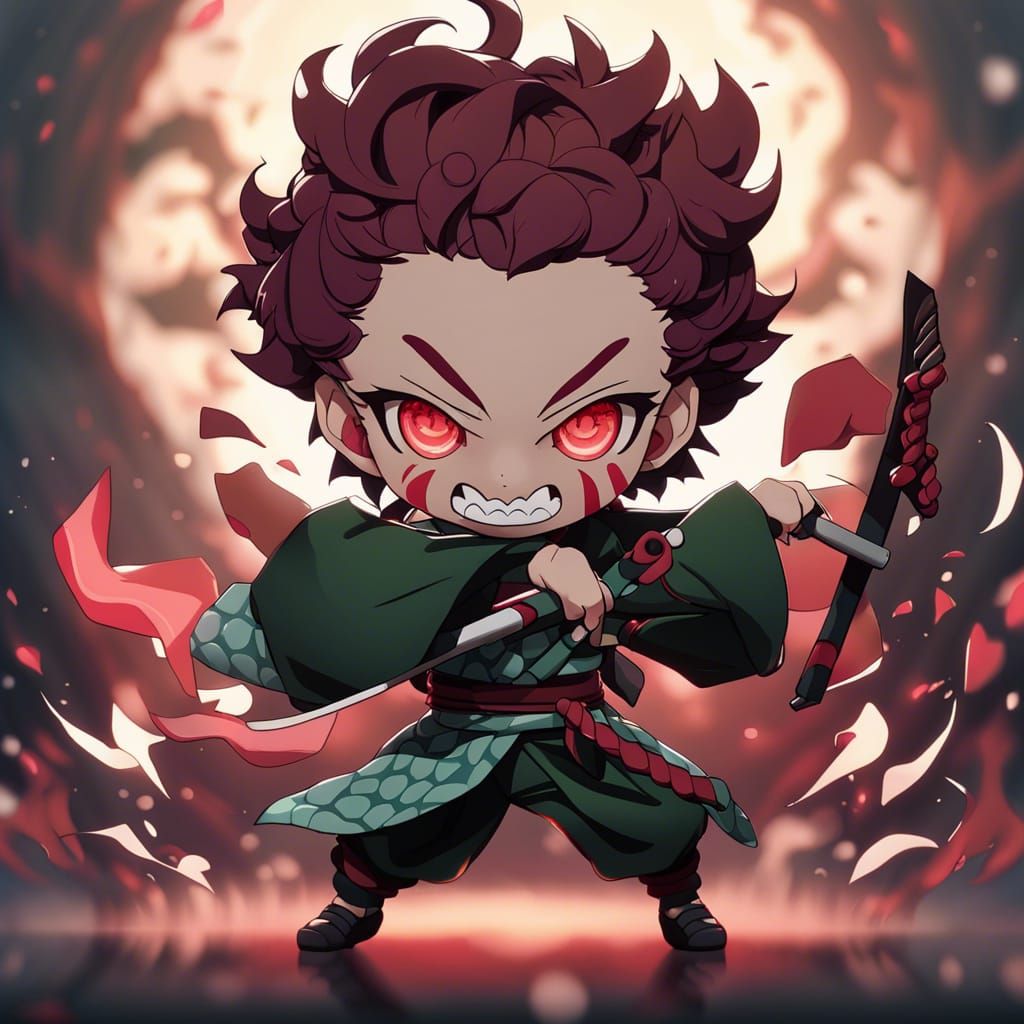 Chibi Tanjiro Kamado from Demon Slayer