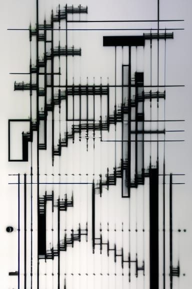 Complex Graphic Score Inspired by Da Vinci