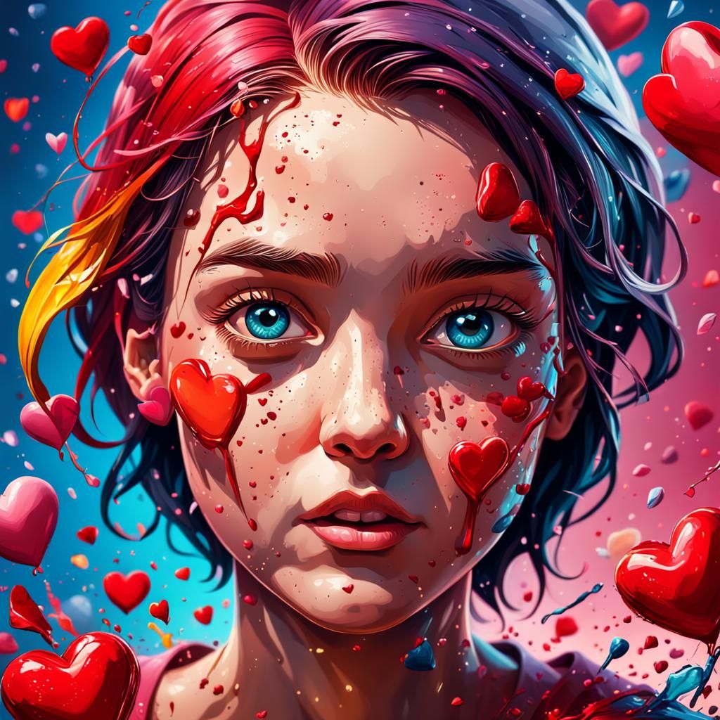 Hyperrealistic Valentine's Day Concept Art