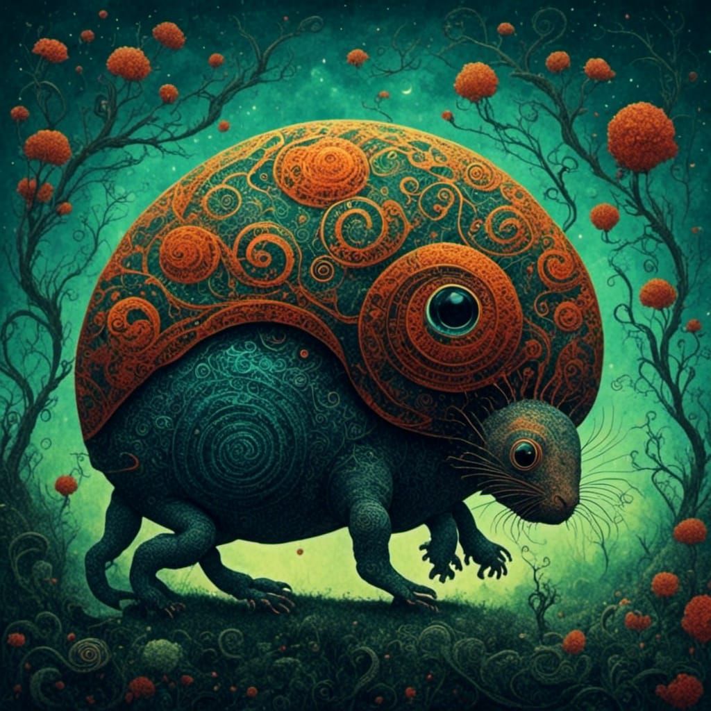 AI Image Generated Using LoRA Model Parameters