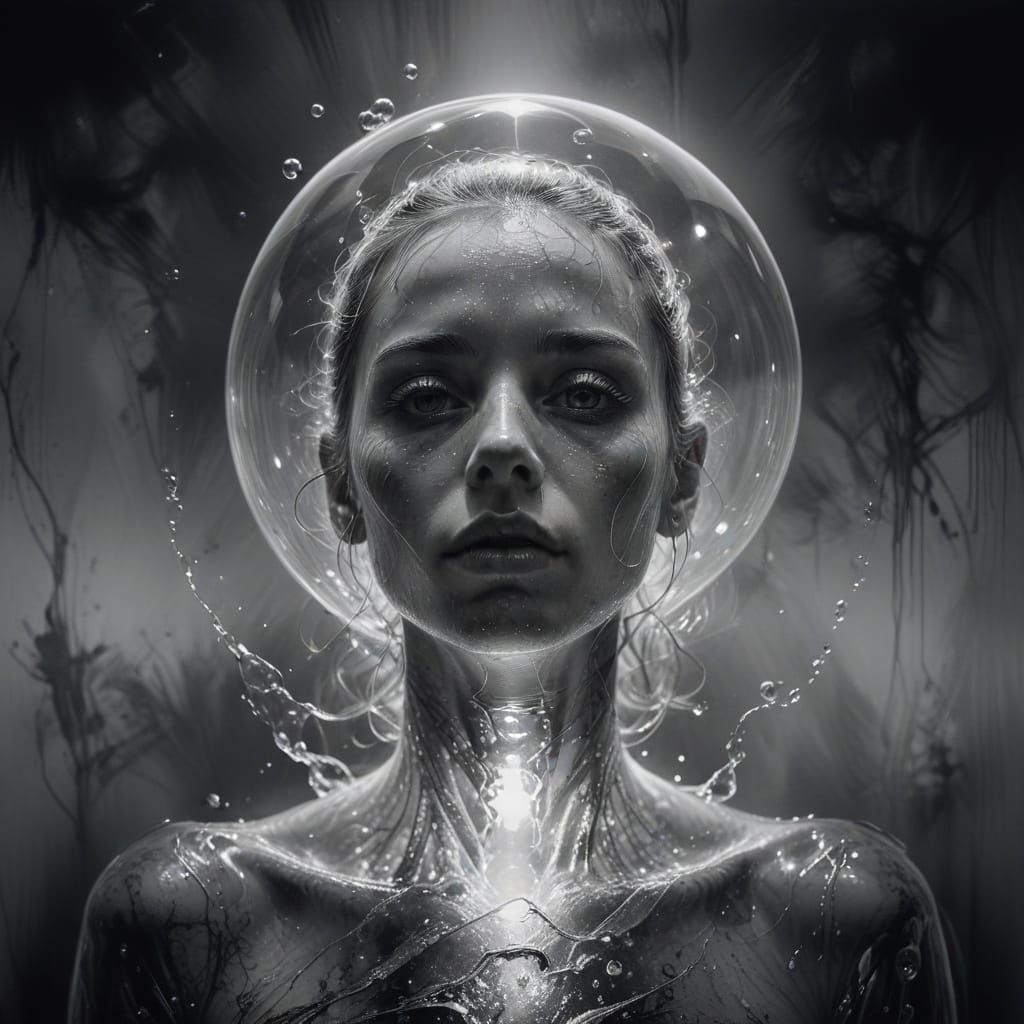 Serene Portrait in Radiant Light