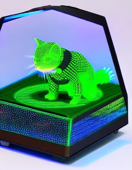 Futuristic 3D Hologram Toy Pet