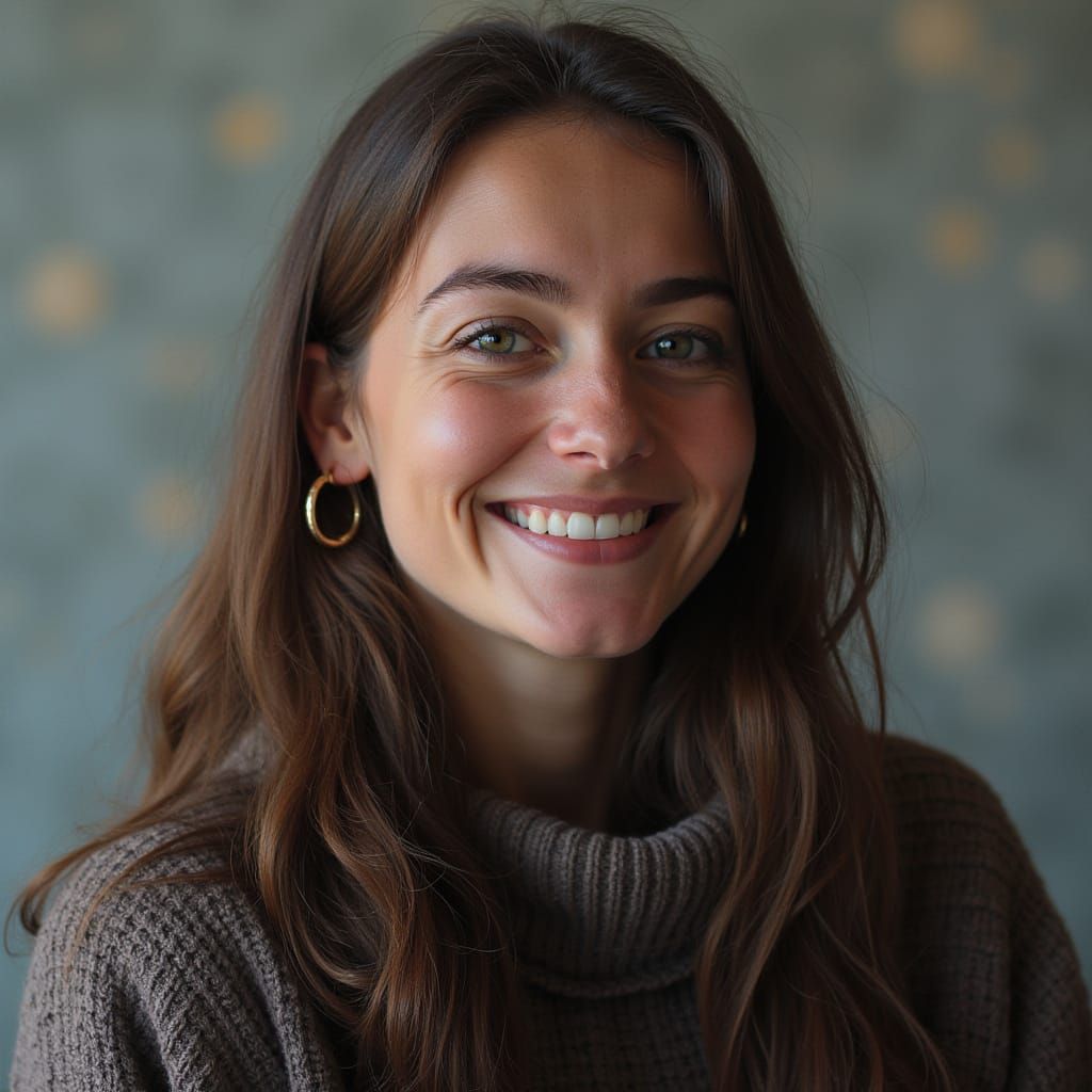 A 10-Year-Old Orthodox Jewish Girl Studies in a Realistic Cl...