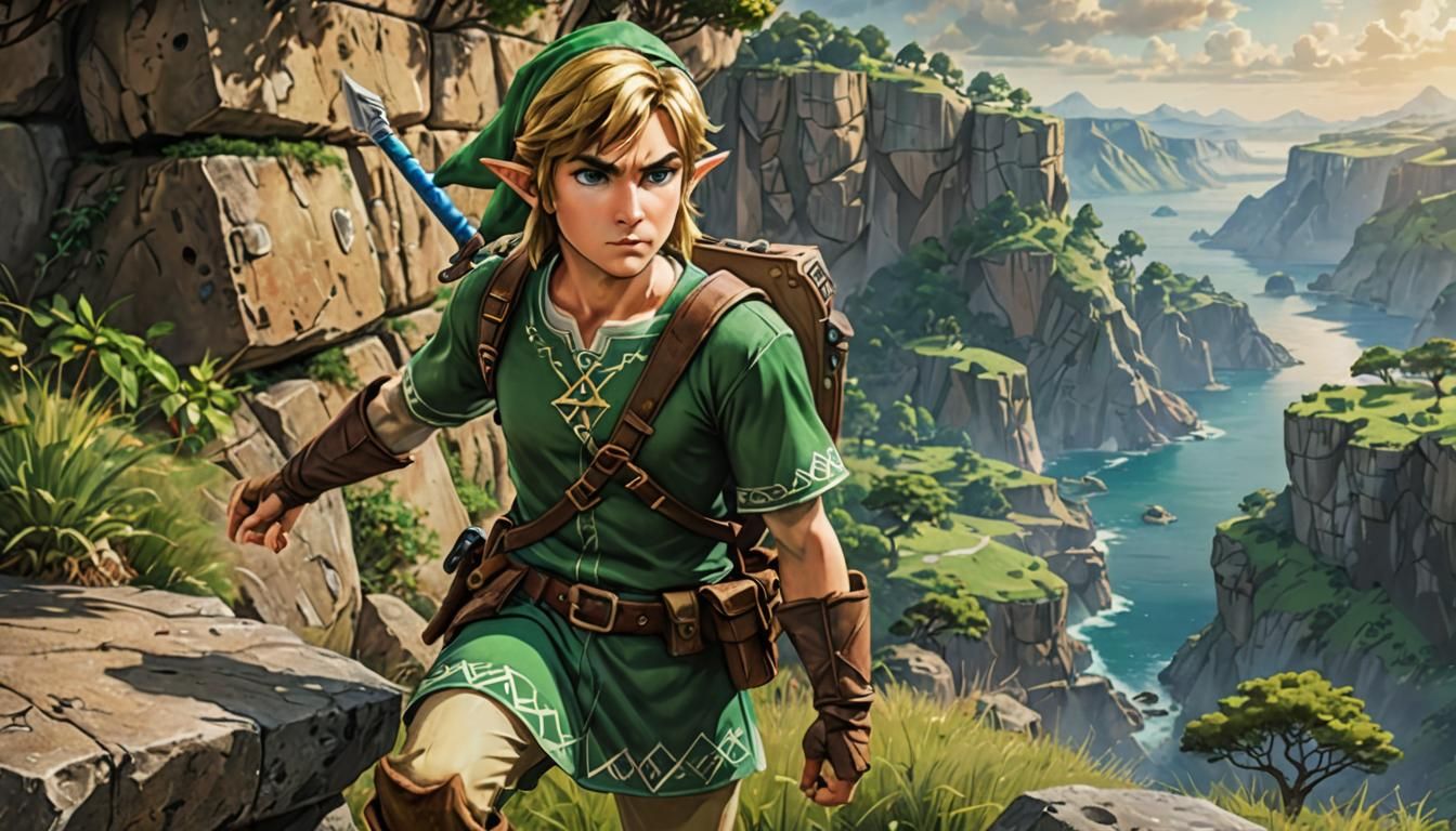 Joseph Quinn as Link in Hyperrealistic Fantasy Art