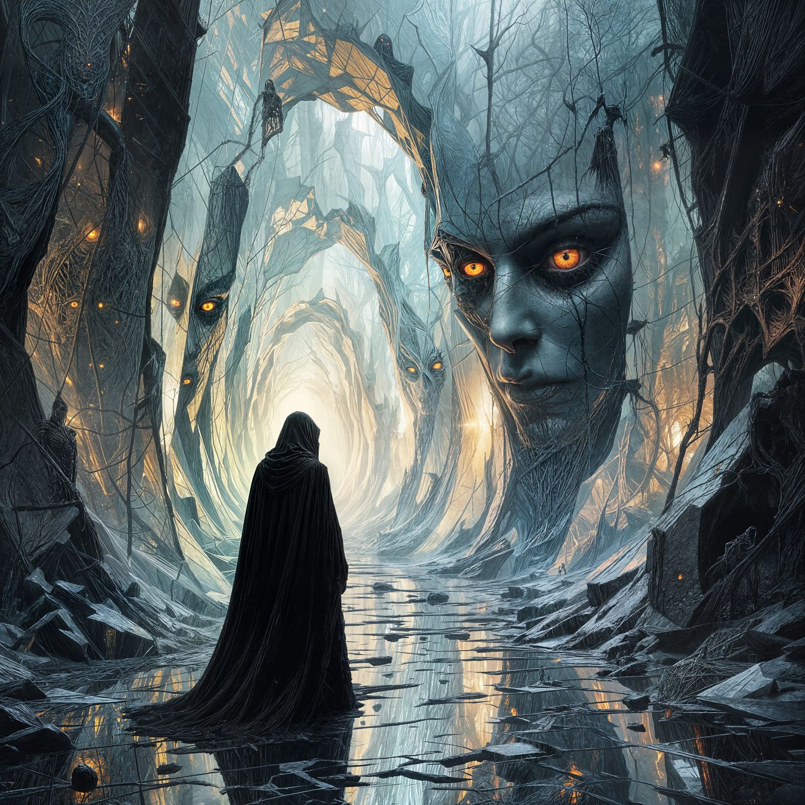 Fractured Reality: A Surreal Biomechanical Horror