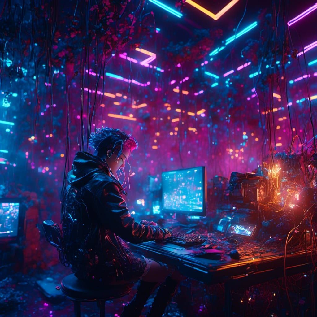 "Unveiling the Cyberpunk Aesthetics: Exploring Light Shafts ...