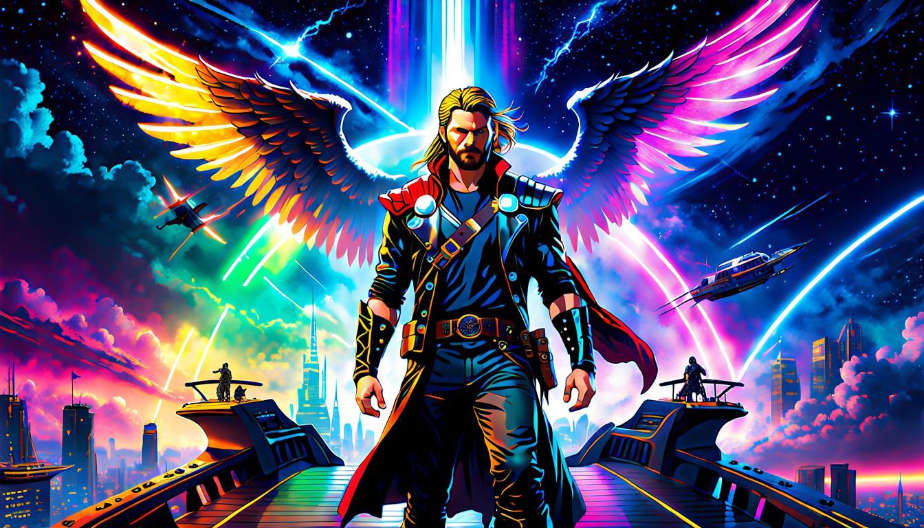 Cyberpunk Thor: Pirate Captain of the Galaxy