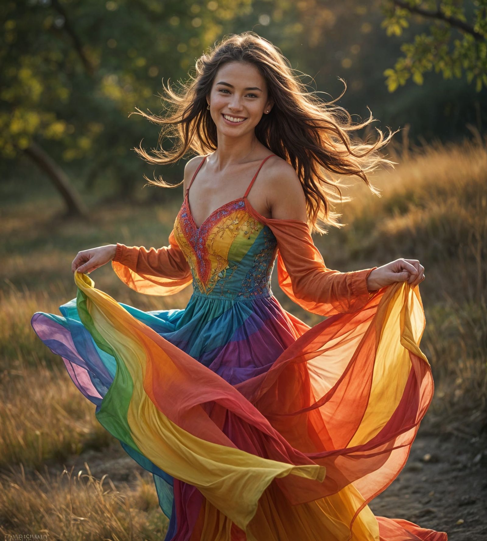 She looks Radiant in that Dress