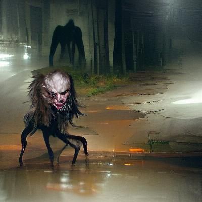 Sinister Skin Walker in Greg Rutkowski Style