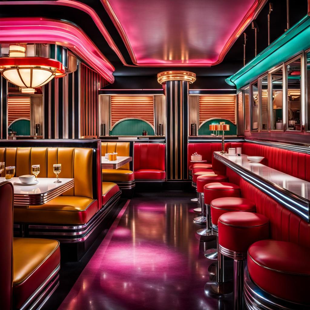 Art deco diner