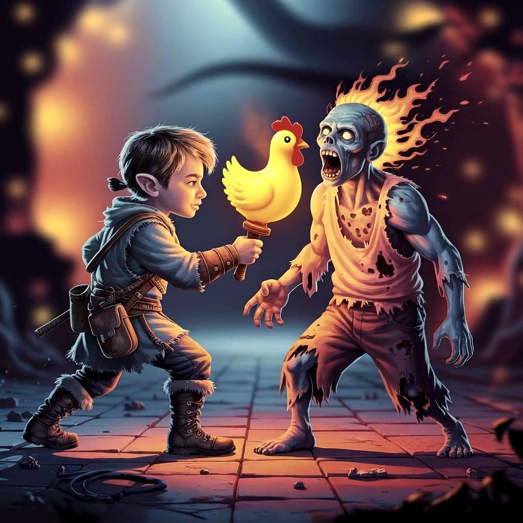 Photorealistic Rubber Chicken From Joke Shop