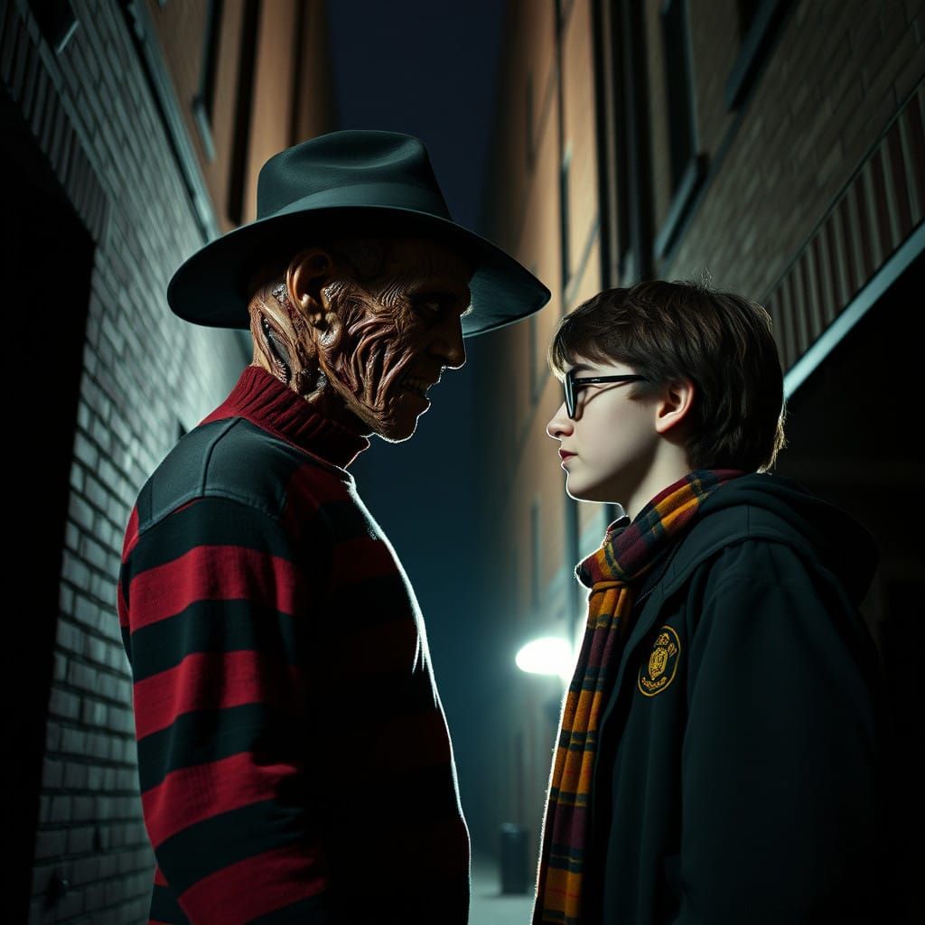 Freddy Krueger Faces Off Against Harry Potter in a Haunting...