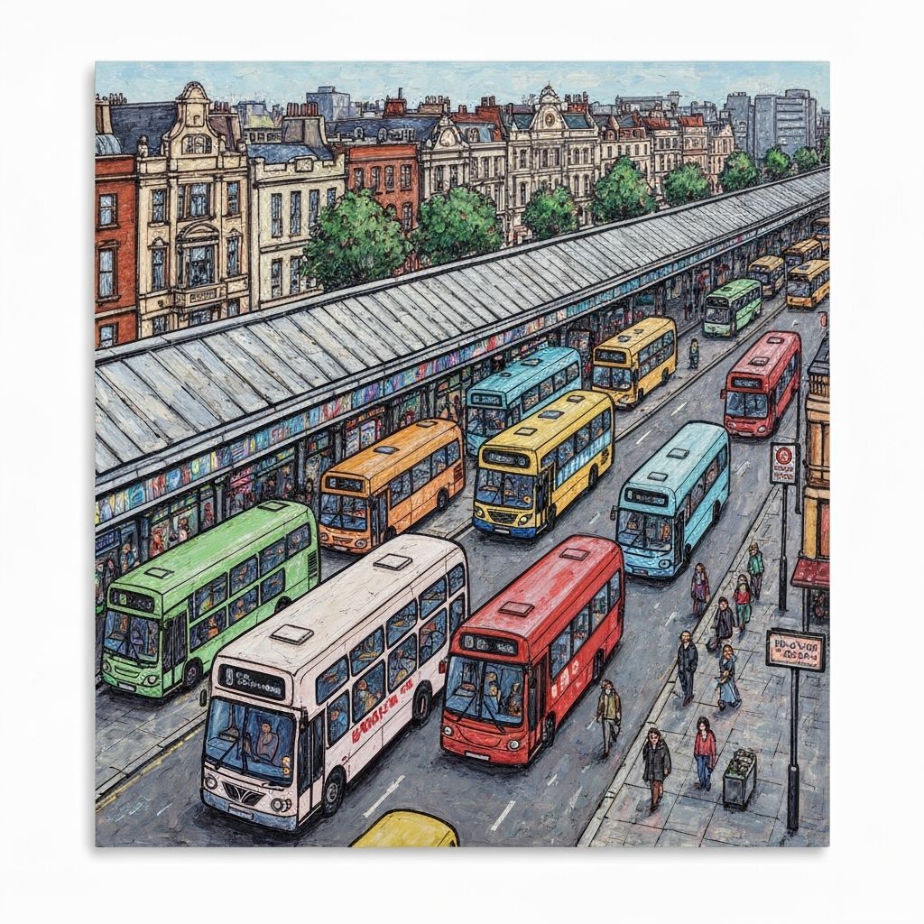 Oxford Street Bus Terminal in Jim Medway Style