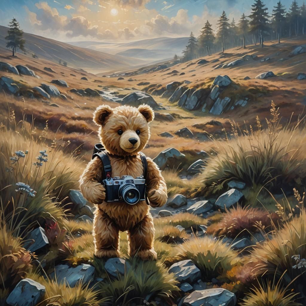 Teddy Bear Nature Photographer