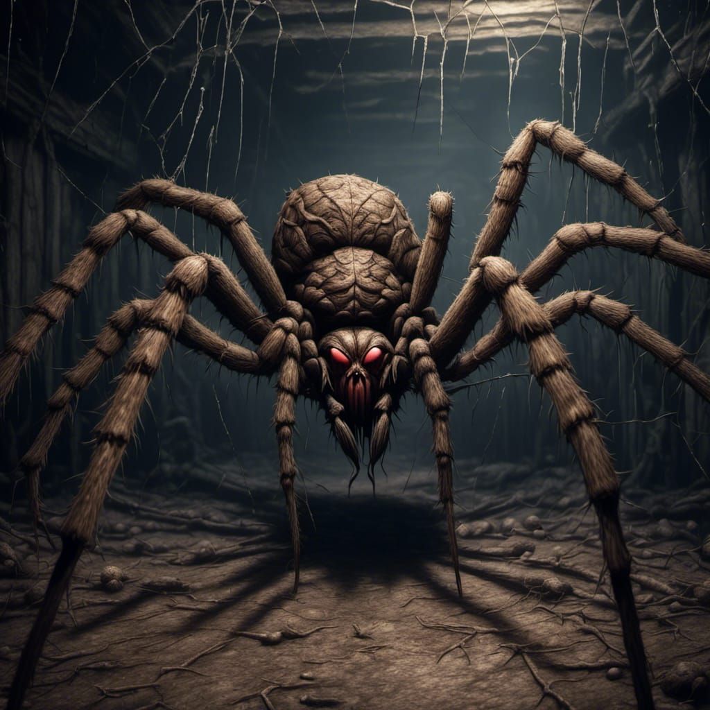 Terrifying Spider Horror Image