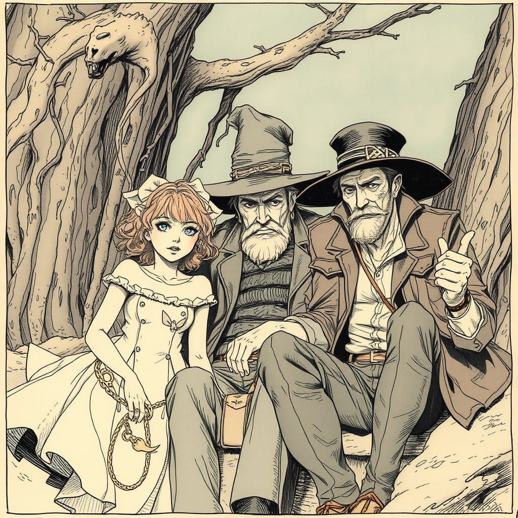 Fantasy Artwork Inspired by Classic Illustrators