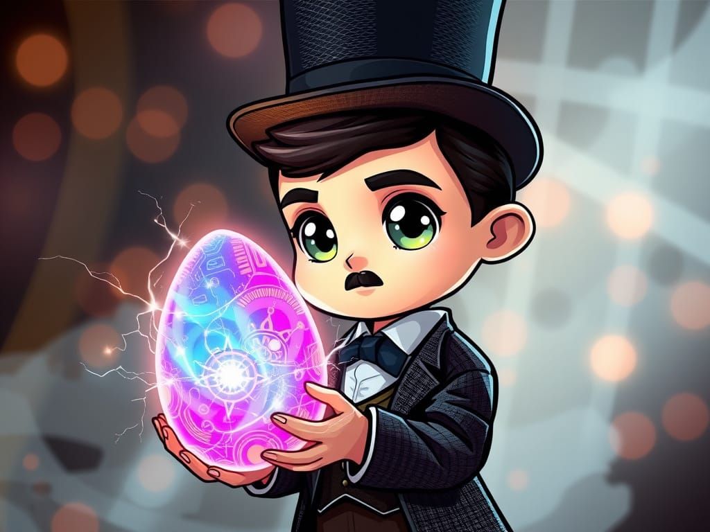 Electrifying Egg of Nikola Tesla