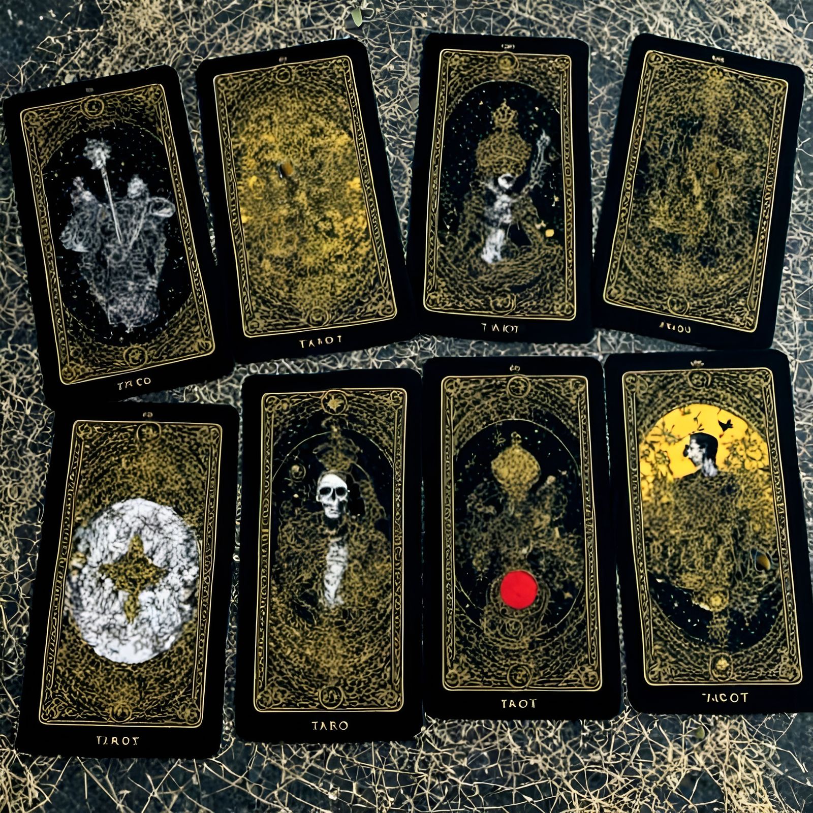 Ghostly Tarot Card Queen Design