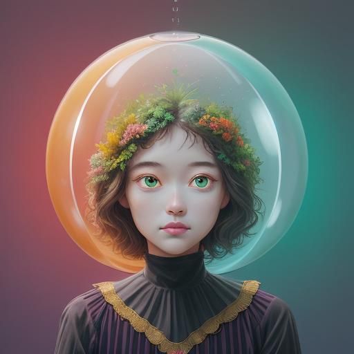 Rotoscoped Beauty in Art Deco Mushroom House