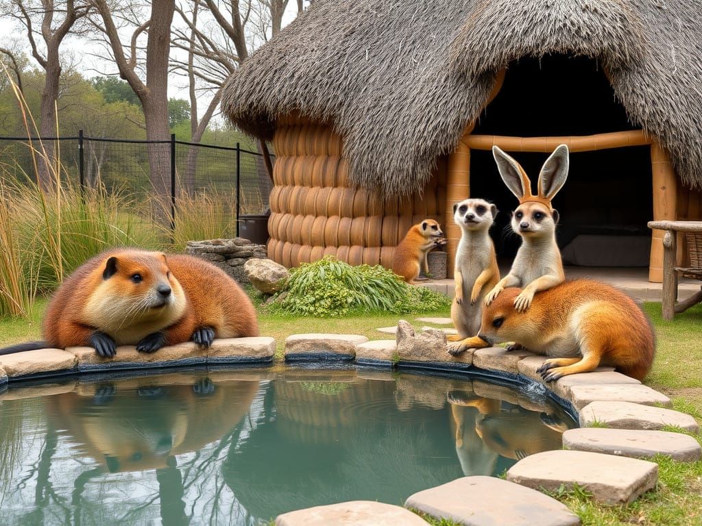 Beavers Fennec Fox Ears Meerkats Bunny Ears