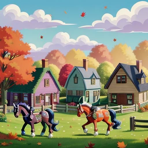 Ponyville bustled with activity, its colorful houses and manicured lawns a constant source of amusement for Ponyboy. Unl...
